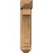 Ekena Millwork Imperial Arts and Crafts Rough Sawn Bracket w/ Offset Brace, Western Red Cedar, 6"W x 16"D x 28"H BKT0604X16X28IMP03RWR - alternate 4